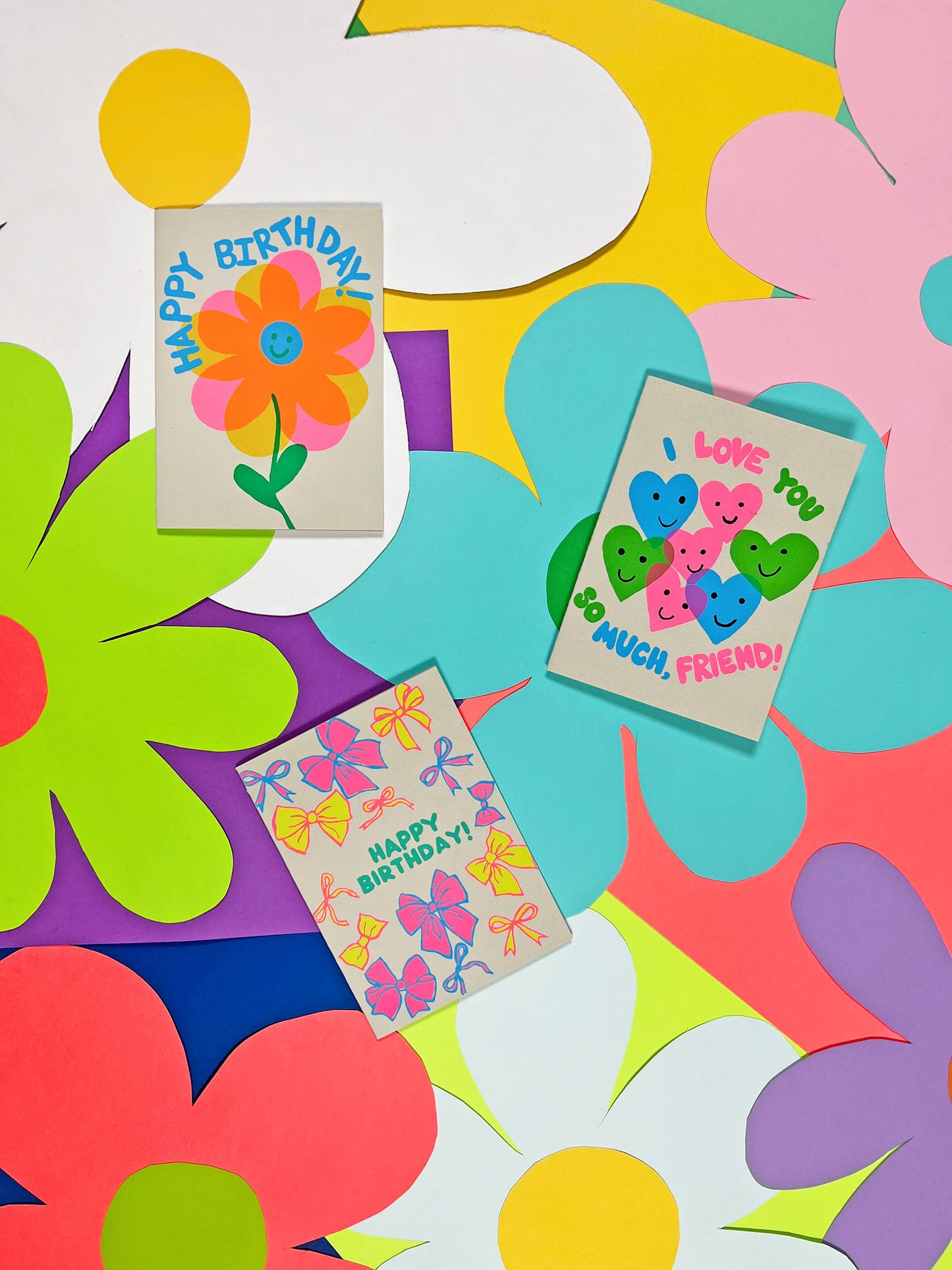 FRIEND HEARTS GREETING CARD