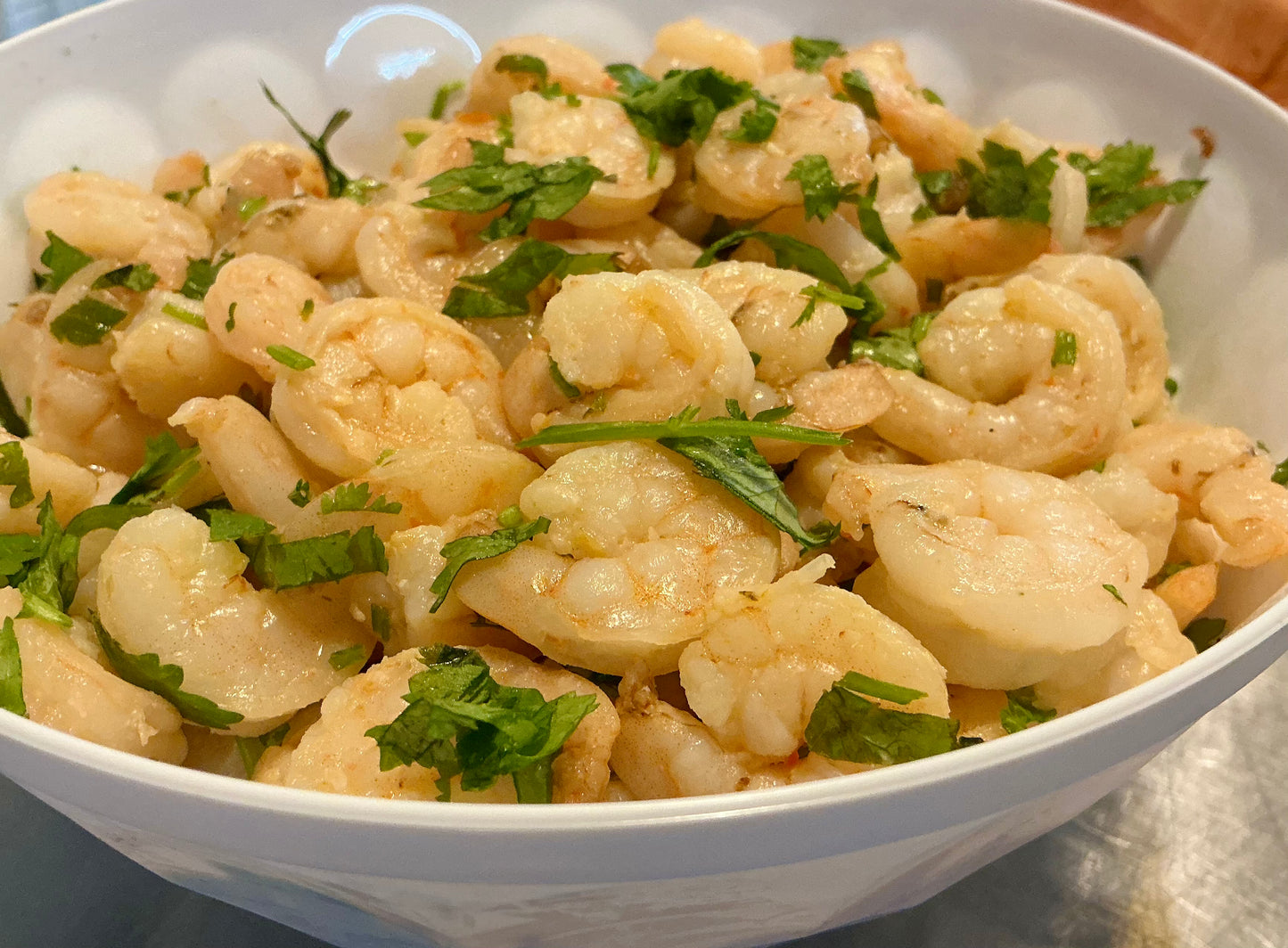 Lime chili shrimp