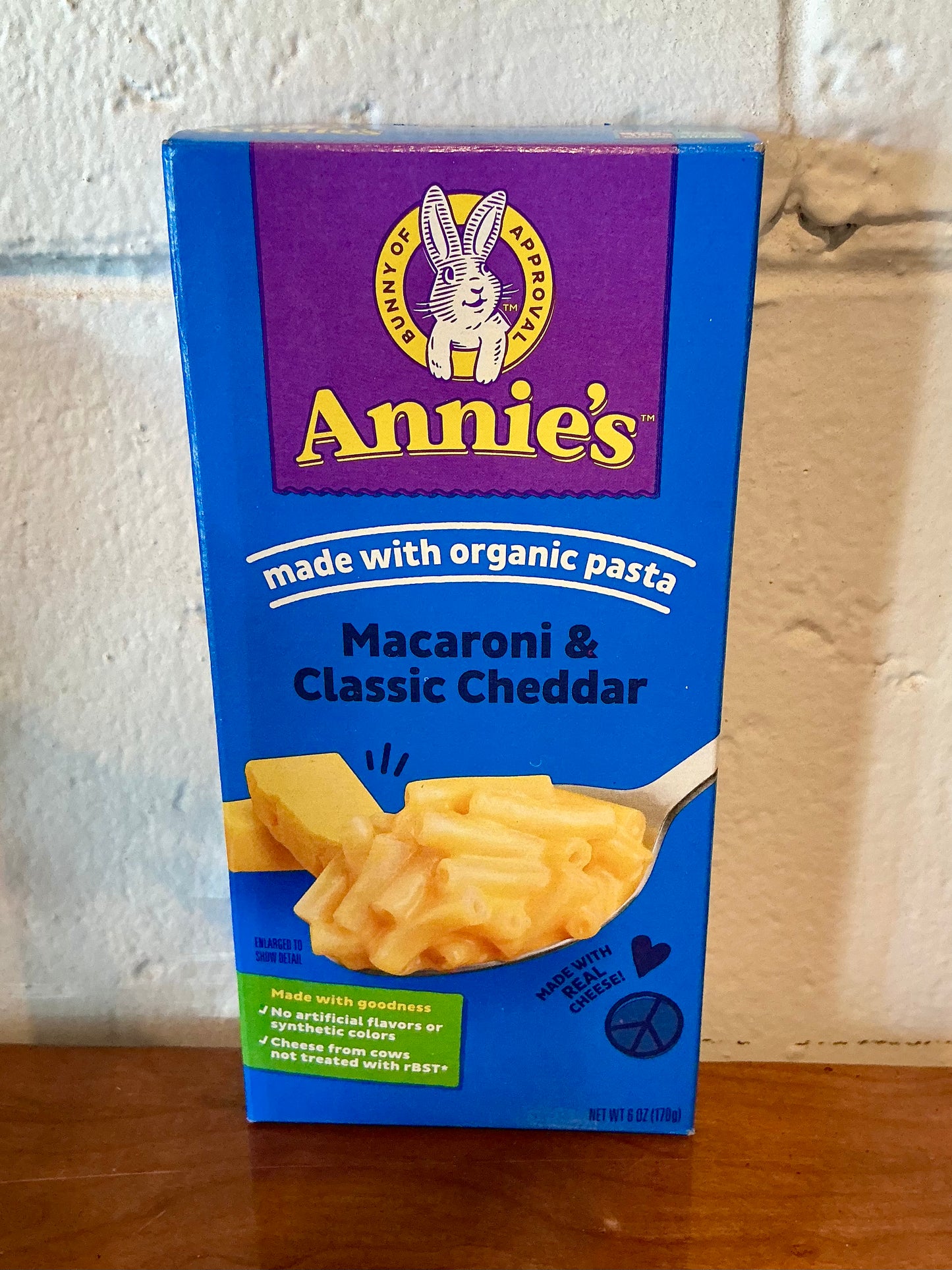 Annie’s Macaroni & Classic Cheddar