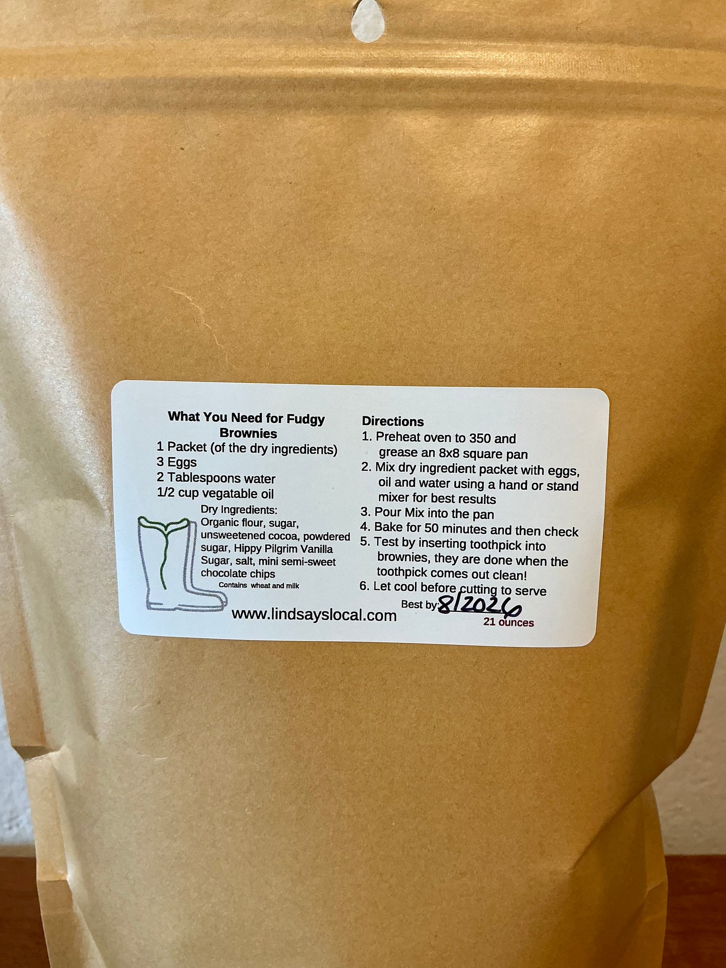 Lindsay’s Local Brownie Mix
