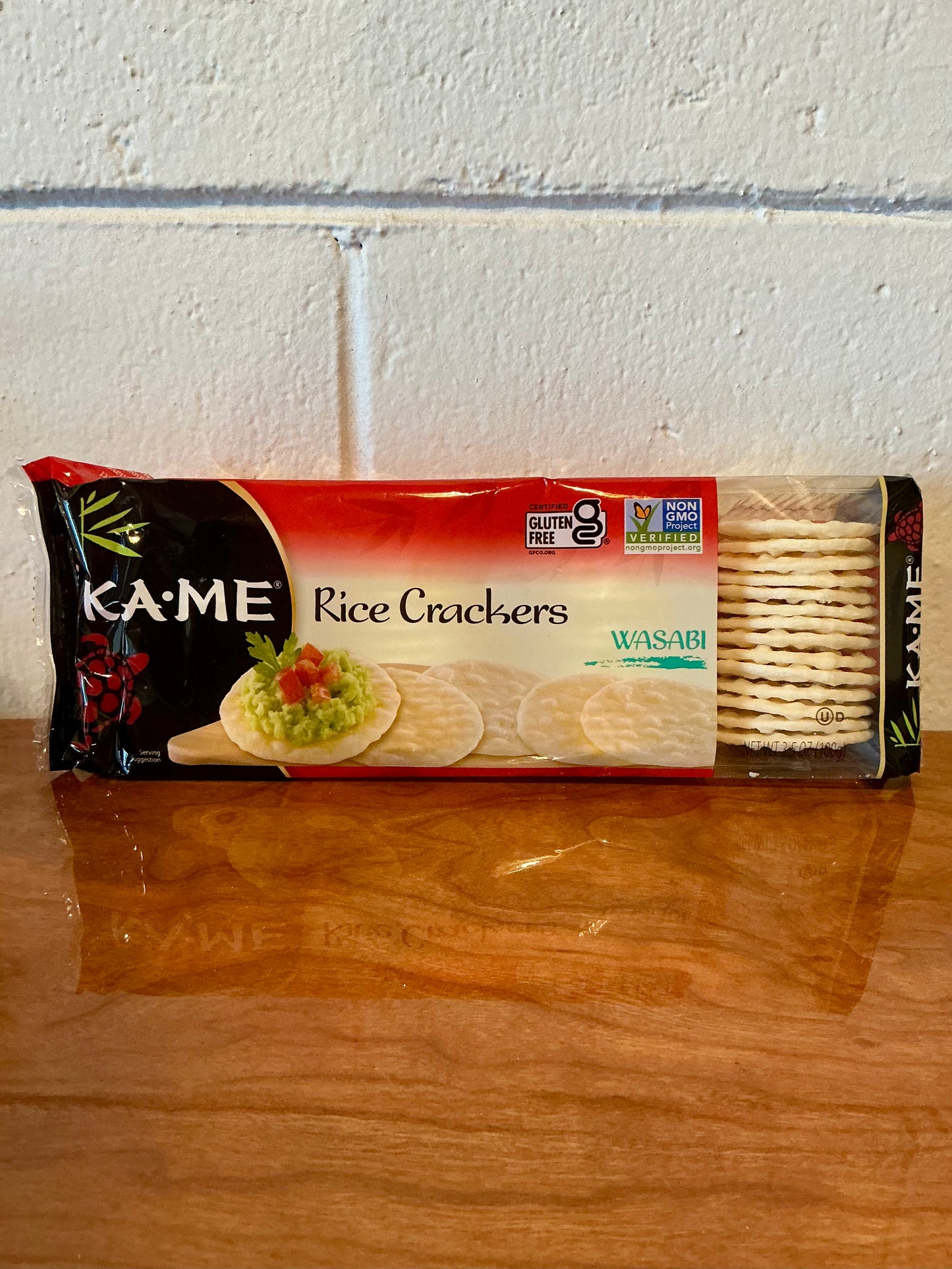 KAME Wasabi rice crackers