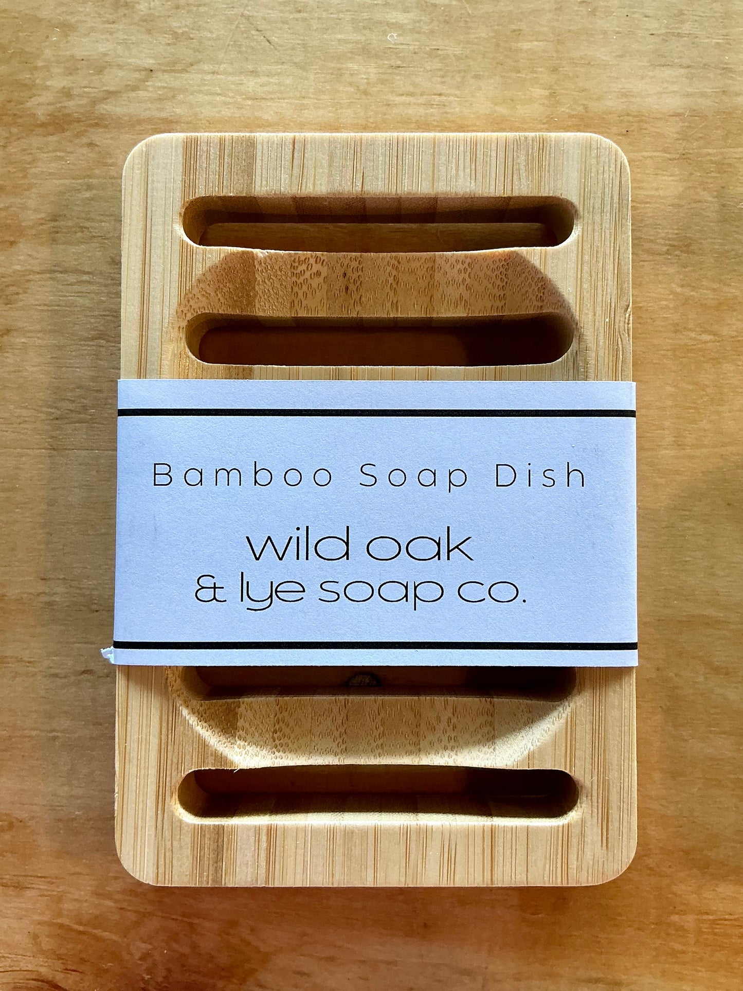 Wild Oak & Lye Co. Bamboo Soap Dish