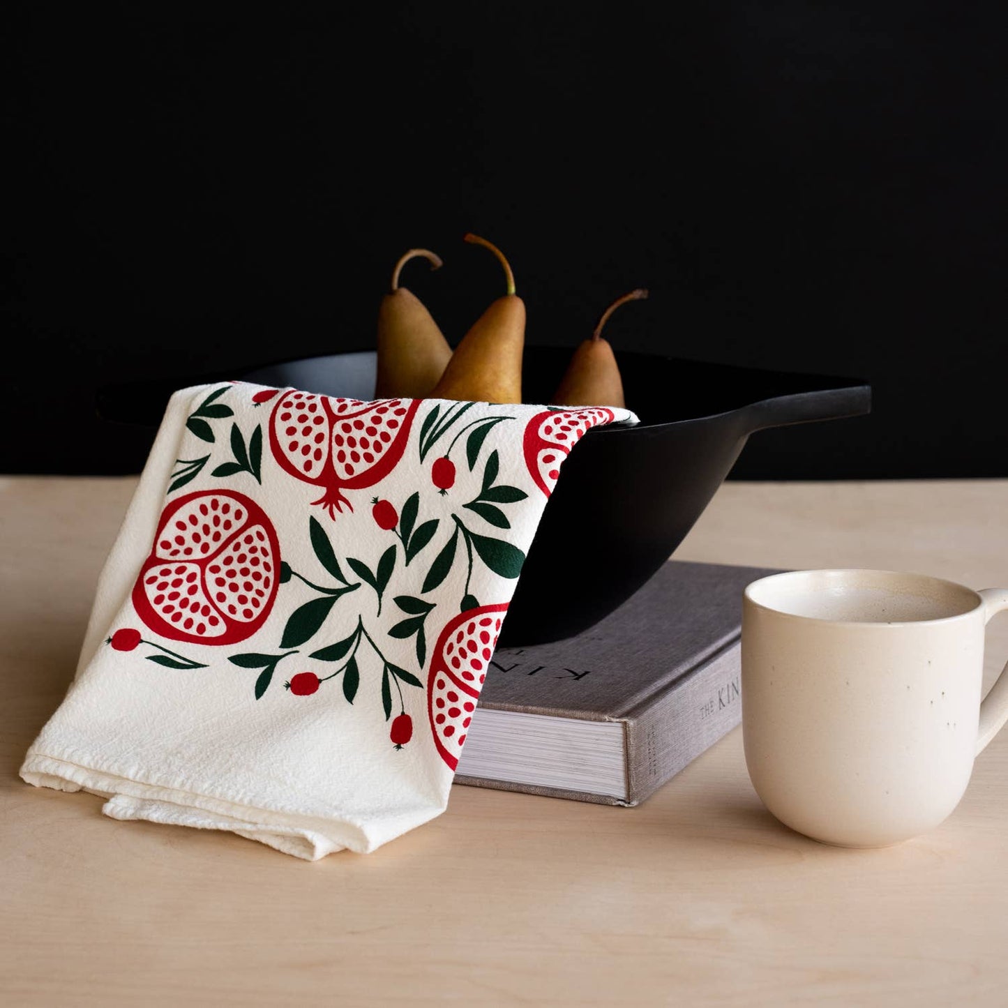 Pomegranates Tea Towel / Holiday / USA Made