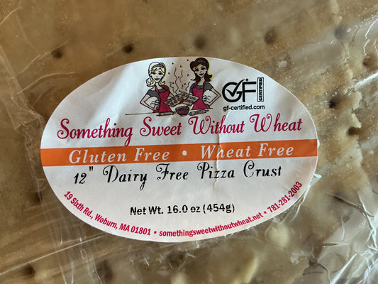 Gluten free, wheat free, dairy free Pizza crust