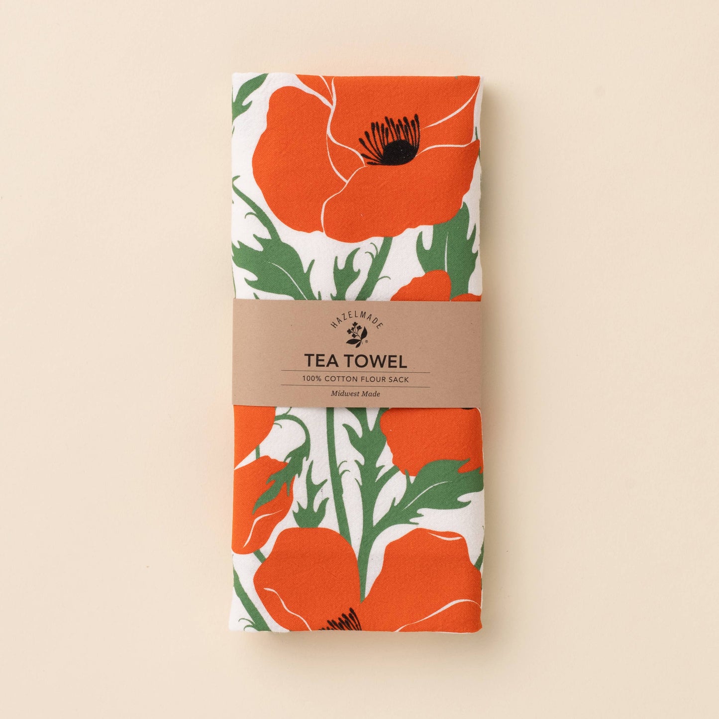 Poppy Tea Towel | Kitchen Towel
