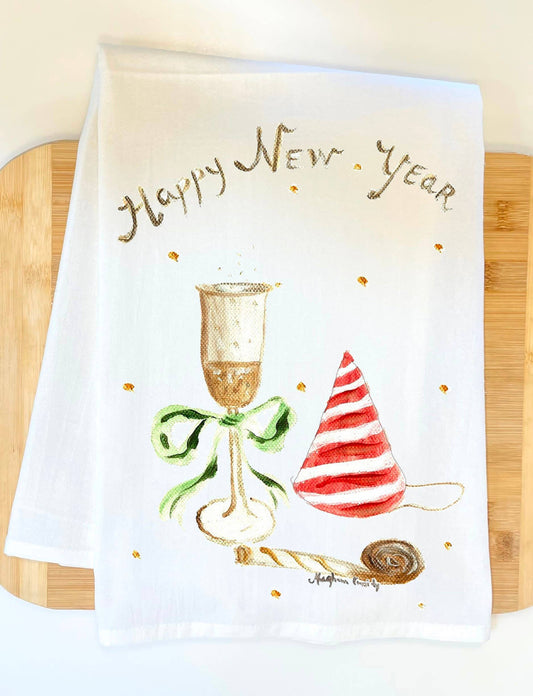 New Years Kitchen Towel