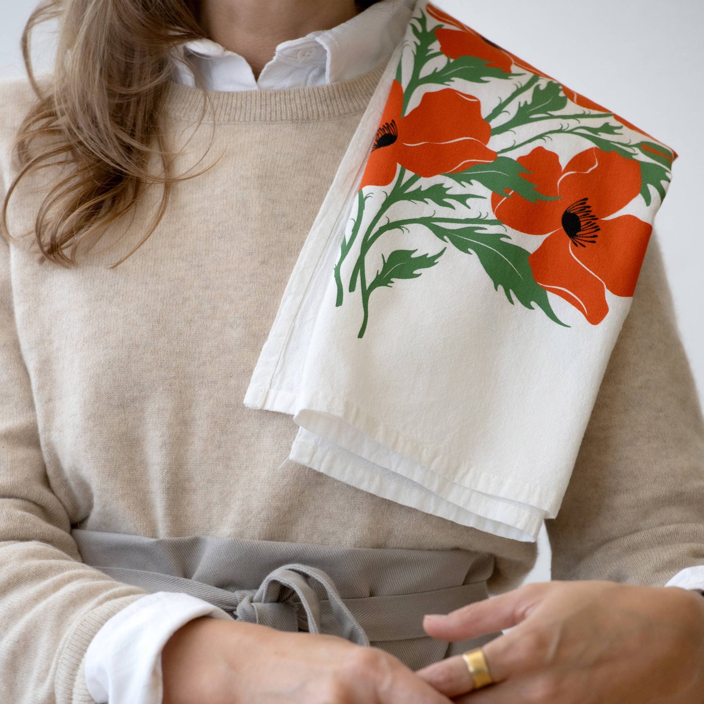 Poppy Tea Towel | Kitchen Towel