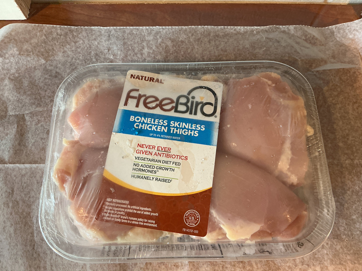 Freebird chicken thighs