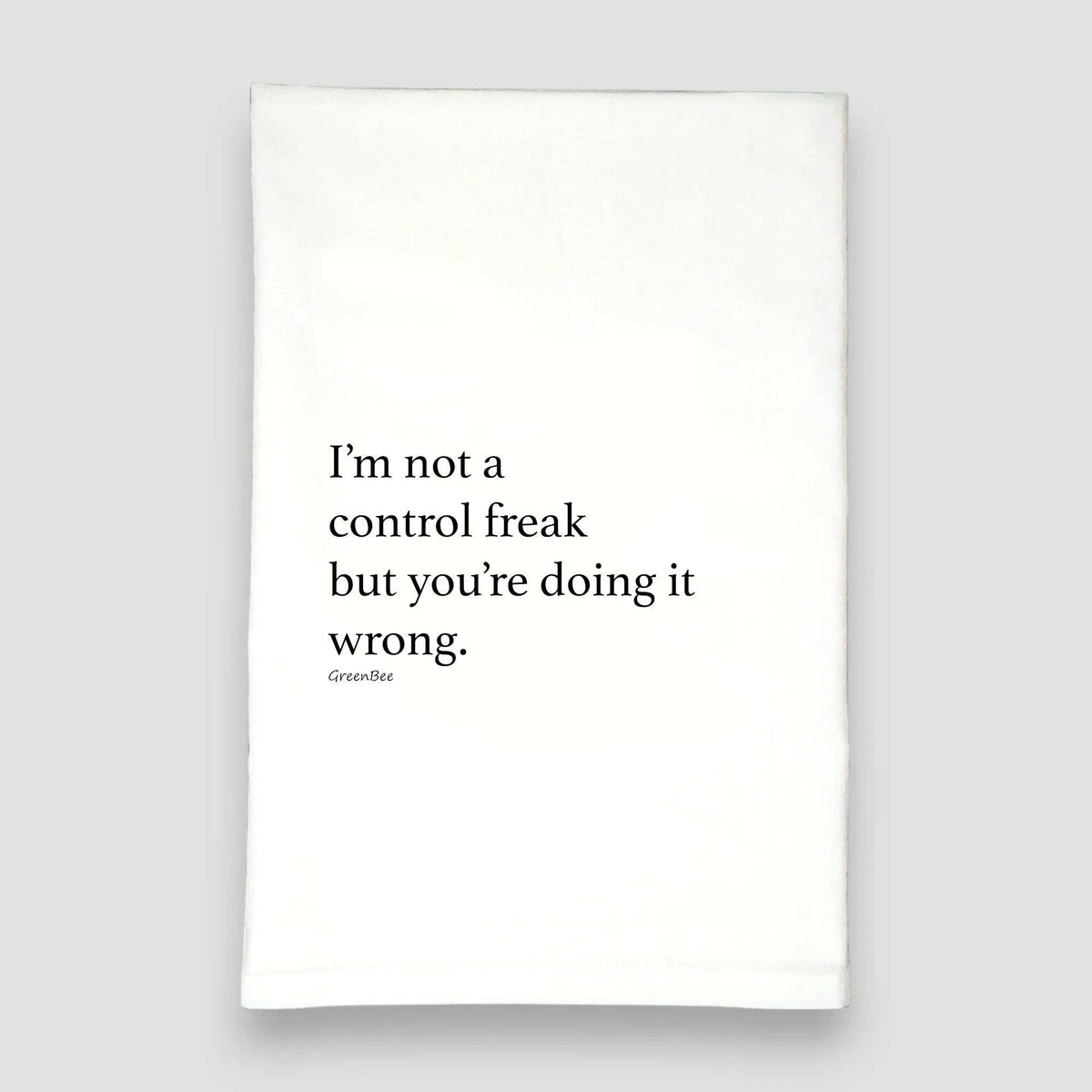 Control Freak Dish Towel | Tea Towel | Funny Kitchen Towel