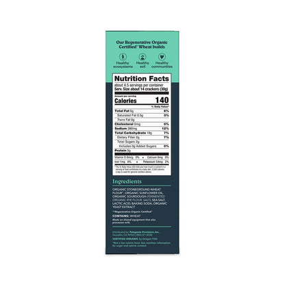 Crackers - Organic Sourdough Sea Salt Crackers (4.4 oz box)