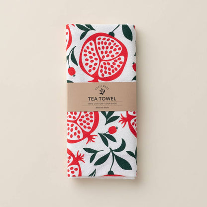 Pomegranates Tea Towel / Holiday / USA Made