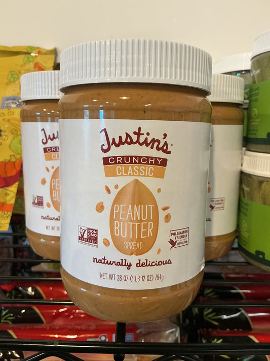 Justin’s crunchy peanut butter