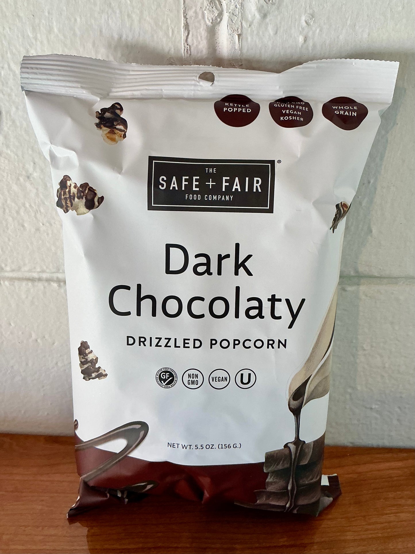 Safe + Fair Drizzled Popcorn