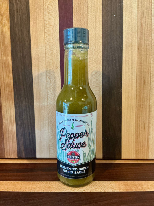 Indie ferm green pepper sauce