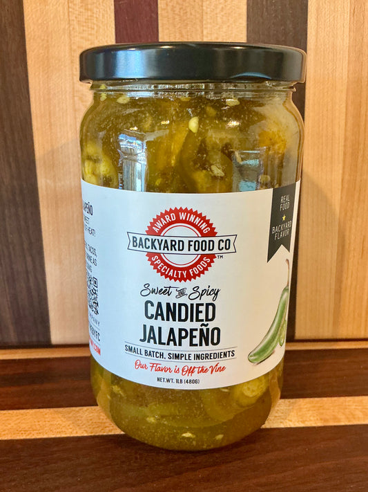 Sweet and Spicy Candied jalapeño
