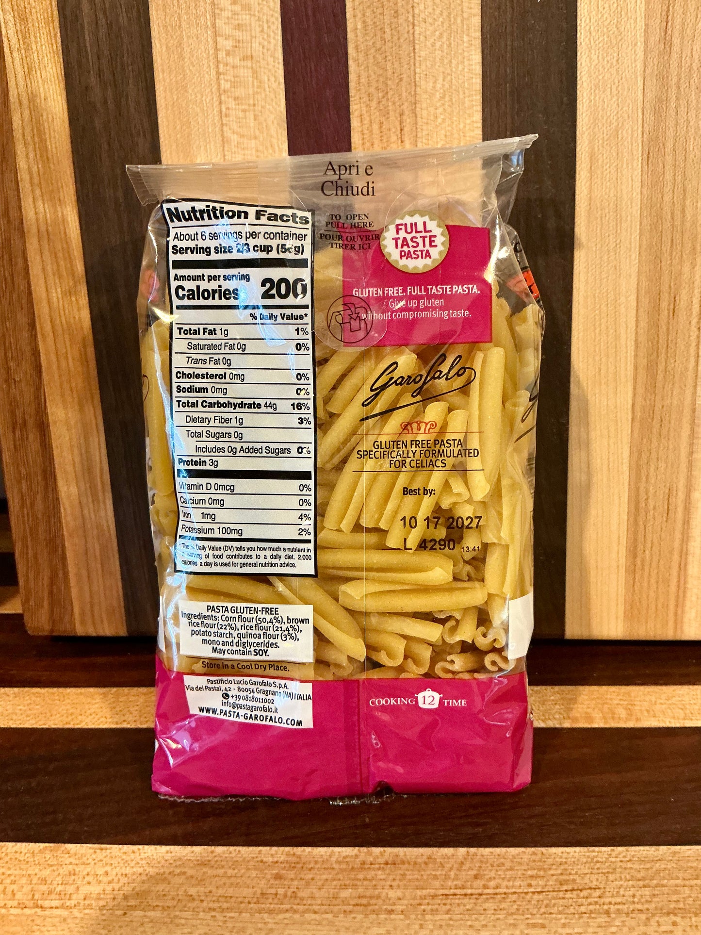 Garofalo Gluten free pasta