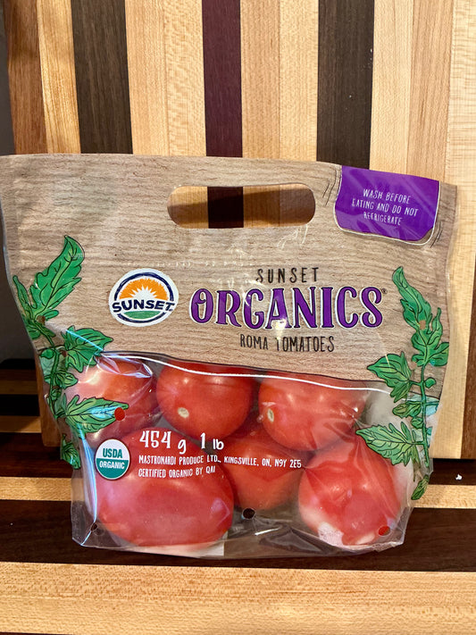 Sunset Organics Roma tomatoes
