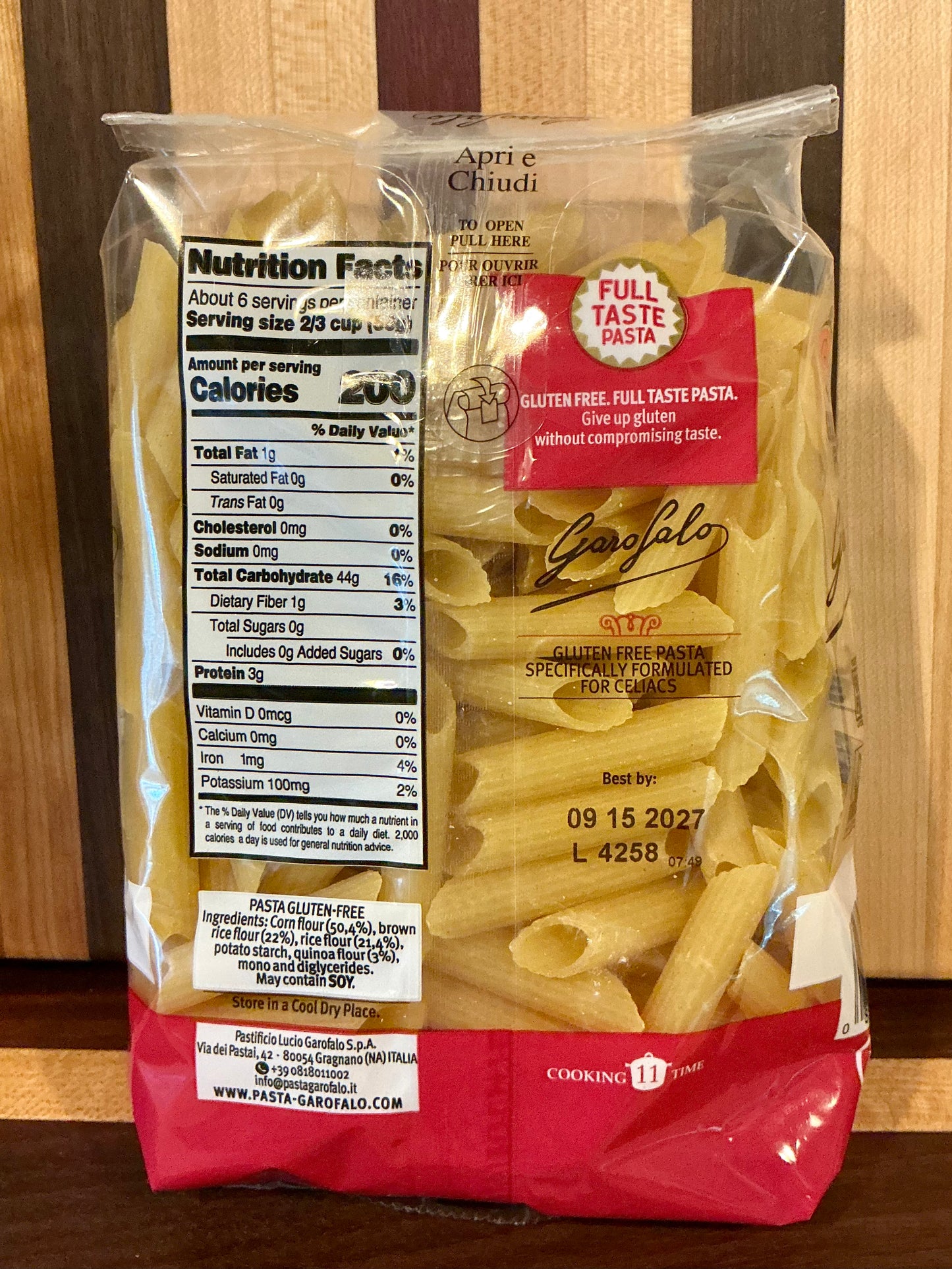 Garofalo Gluten free pasta