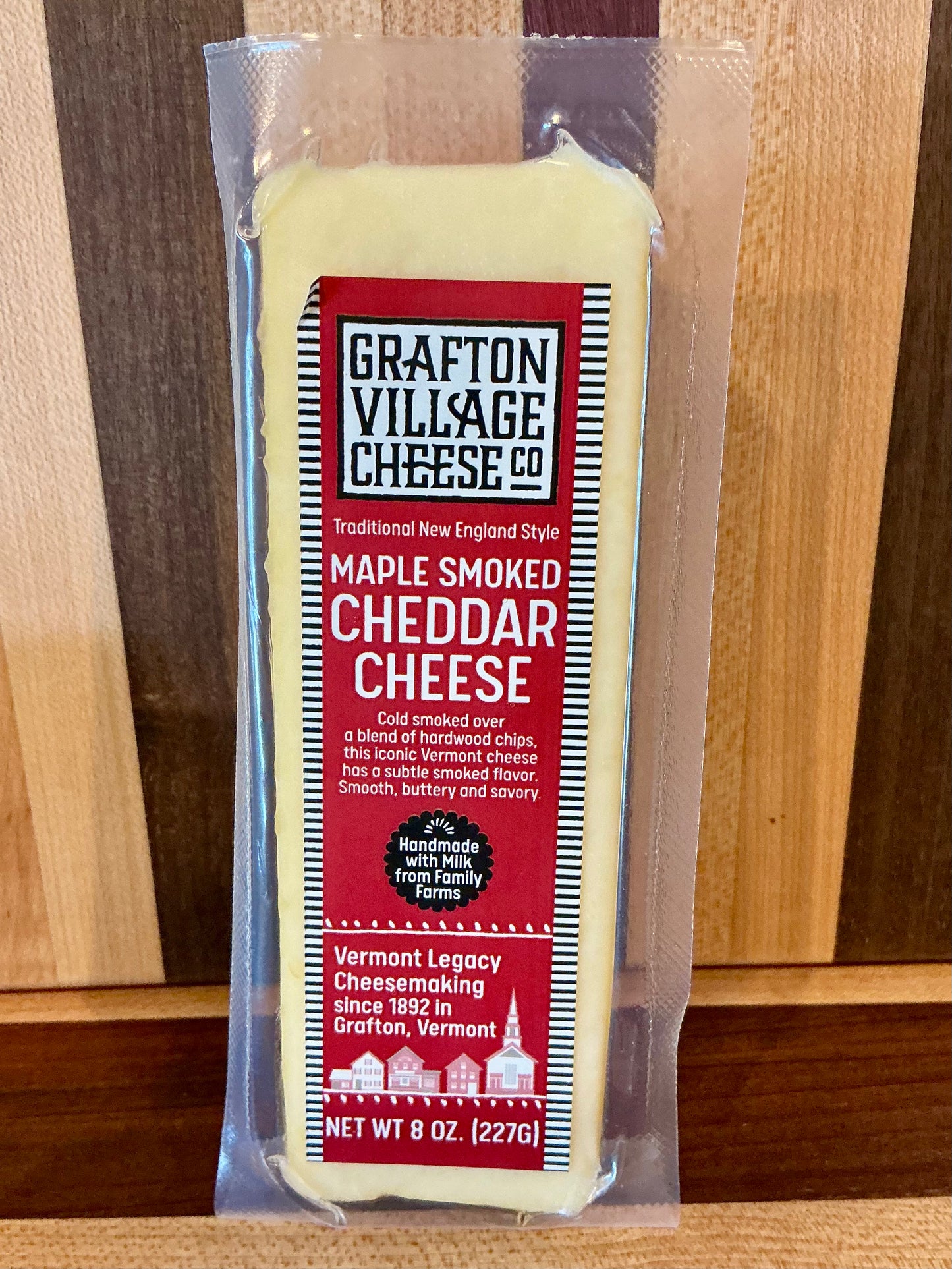 Maple Smoked cheddar cheese