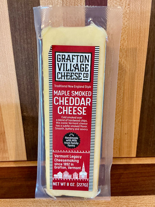 Maple Smoked cheddar cheese