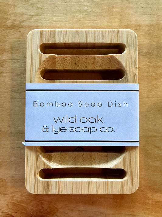 Wild Oak & Lye Co. Bamboo Soap Dish