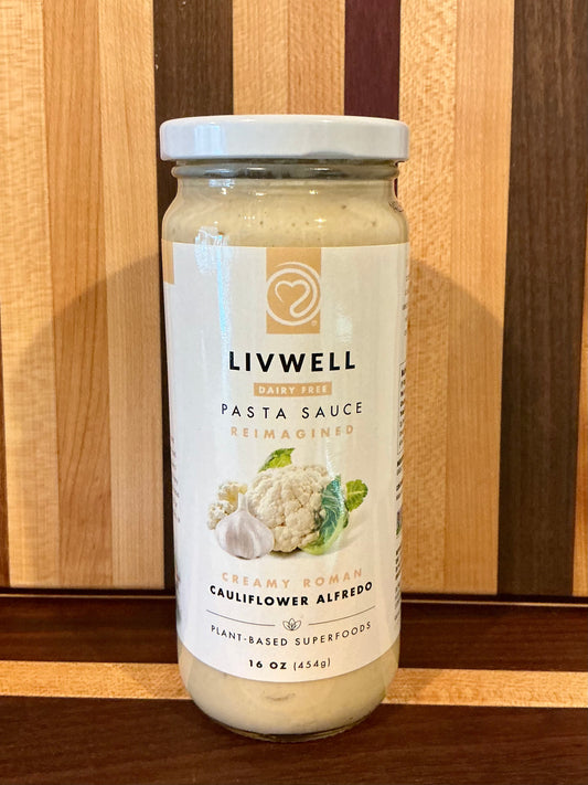 LIVWELL Creamy Roman cauliflower Alfredo