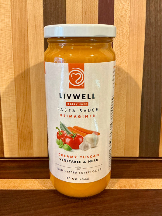 LIVWELL Creamy Tuscan vegetable & herb sauce