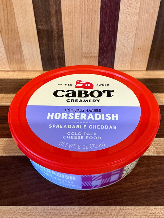 Cabot Creamery Horseradish Spreadable Cheddar