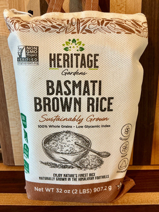 Heritage Gardens Basmati Brown Rice