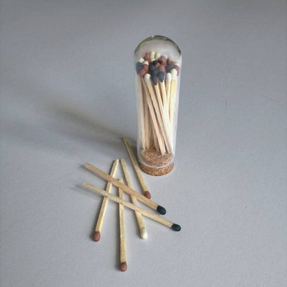 3" Matches in Cloche w/Heart Striker & 25 Colored Matches