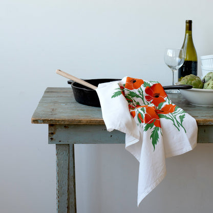 Poppy Tea Towel | Kitchen Towel