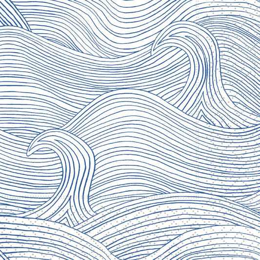 Paper Cocktail Napkins Pack of 20 Wind Waves