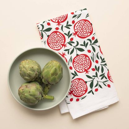 Pomegranates Tea Towel / Holiday / USA Made