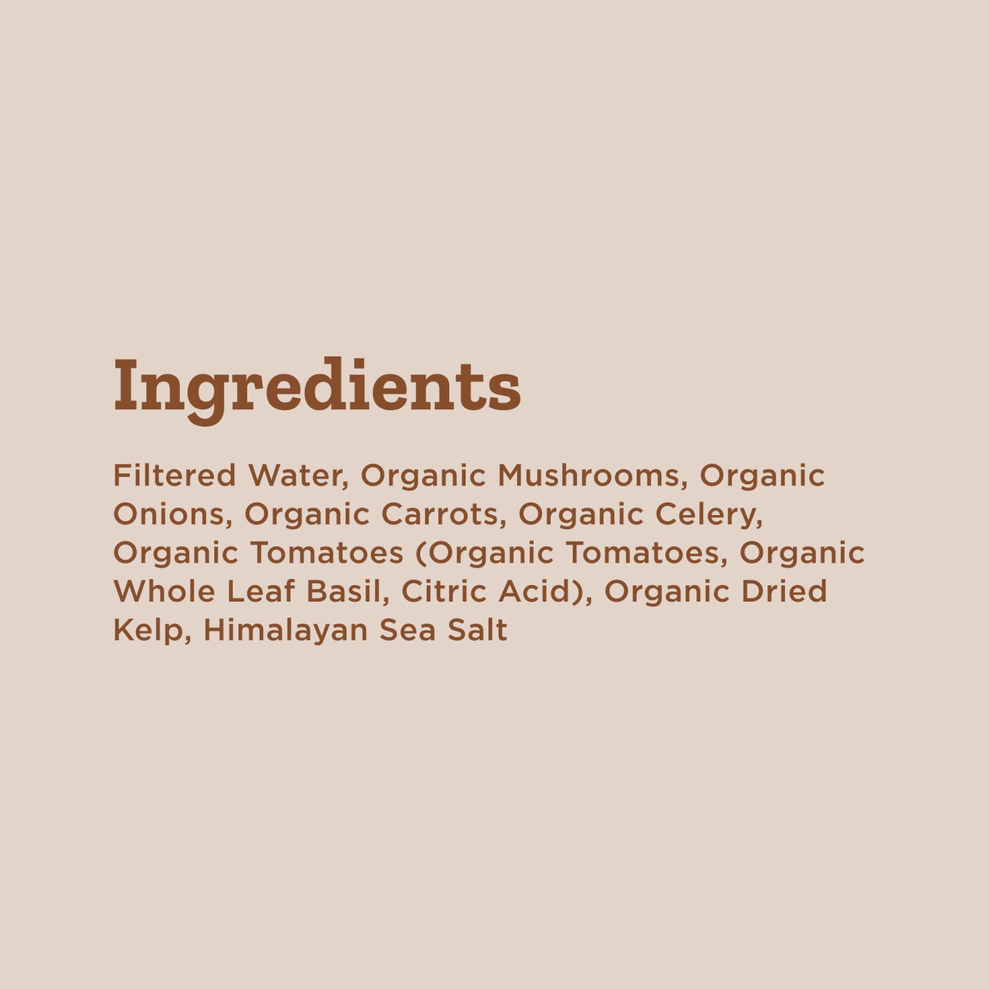Organic Mushroom Broth (6 x 1 Cup)