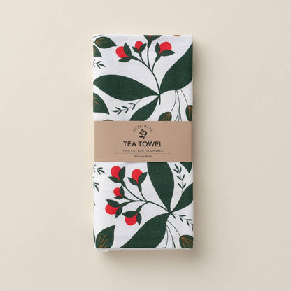 Winterberry Tea Towel / Holiday / USA Made